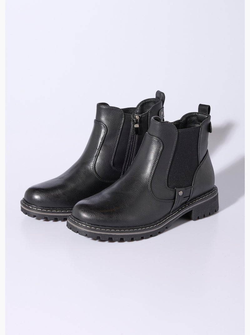 Botas elásticas, estilo Camargue - AFIBEL Negro - Kiabi