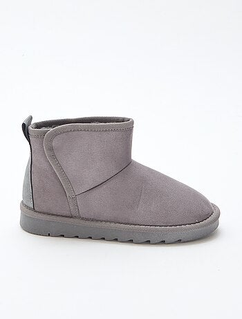 Botas estilo sueco en serraje