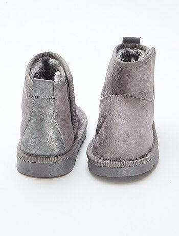 Botas estilo sueco en serraje