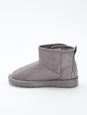 Botas estilo sueco en serraje