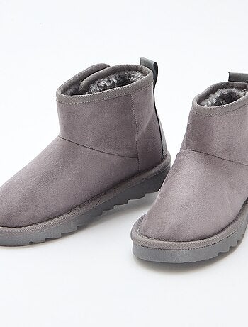 Botas estilo sueco en serraje
