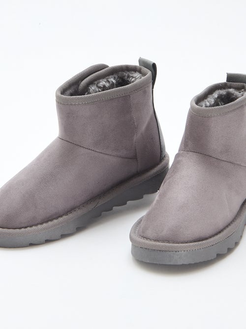 Botas estilo sueco en nobuck - Kiabi