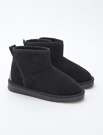 Botas estilo sueco en serraje