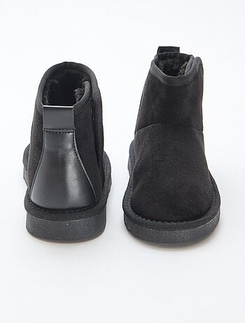 Botas estilo sueco en serraje