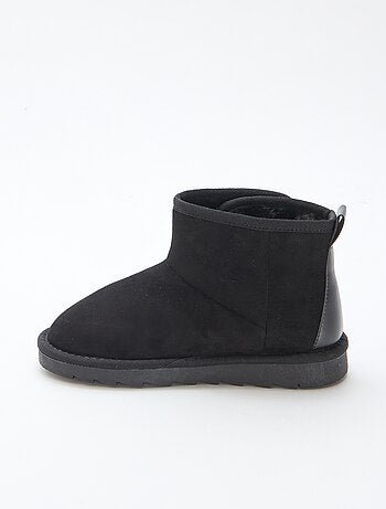 Botas estilo sueco en serraje
