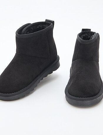 Botas estilo sueco en serraje