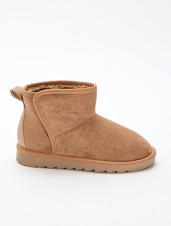 Botas estilo sueco en serraje