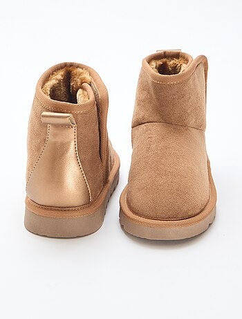 Botas estilo sueco en serraje
