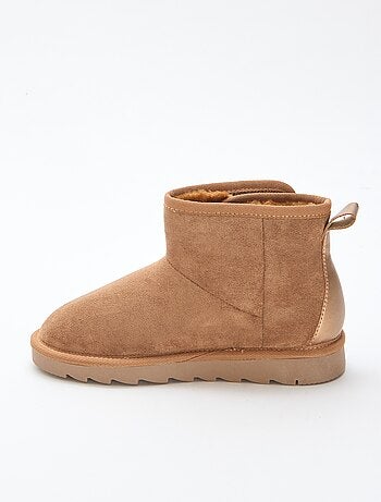 Botas estilo sueco en serraje
