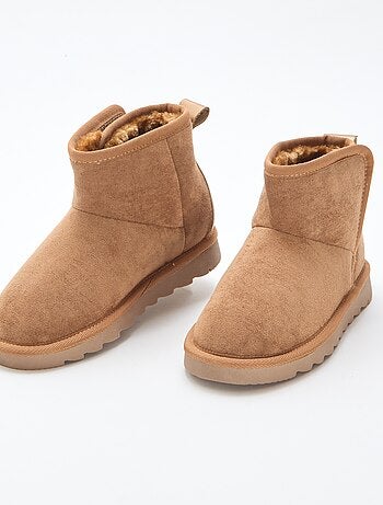 Botas estilo sueco en serraje