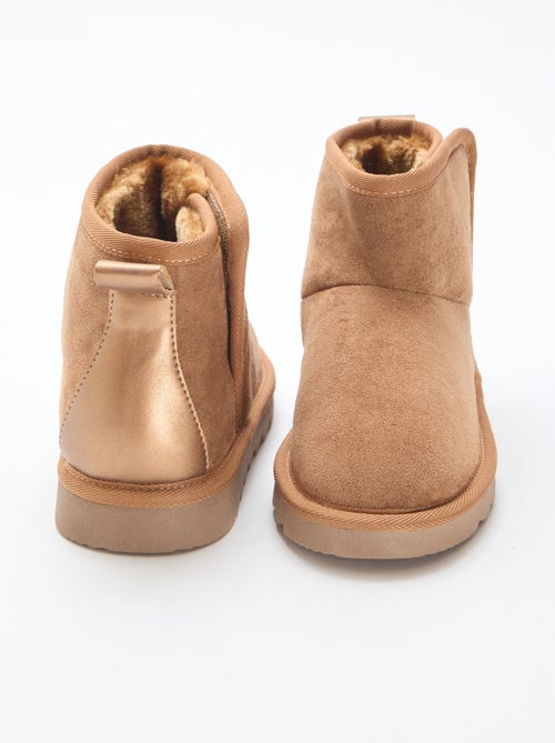 Botas estilo sueco en serraje - Kiabi