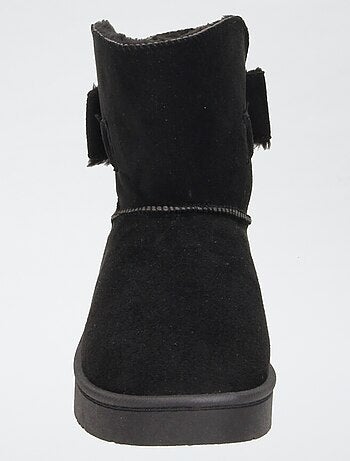 Botas forradas de antelina