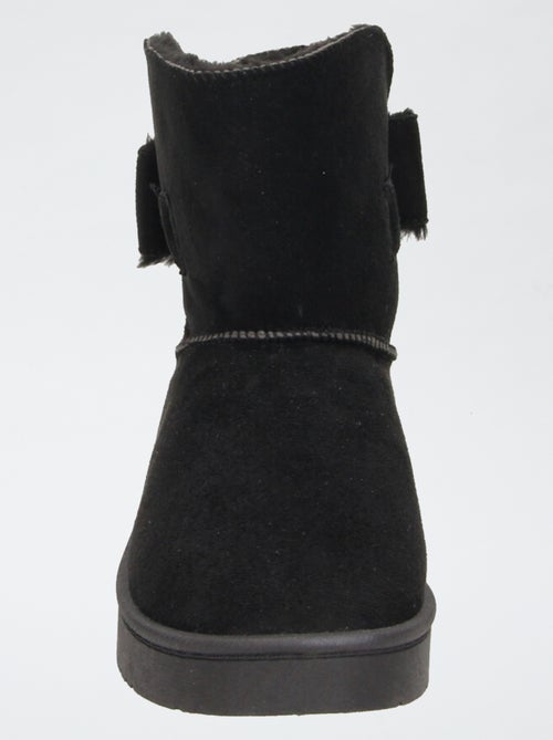 Botas forradas de antelina - Kiabi Botas forradas de antelina - Kiabi