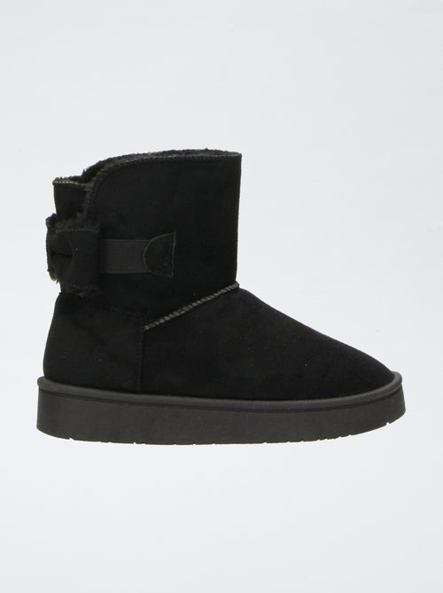 Botas forradas de antelina - Kiabi Botas forradas de antelina - Kiabi