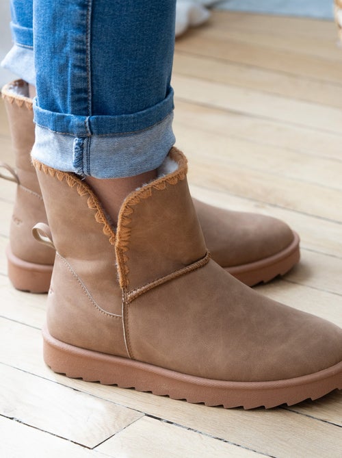 Botas Forro ligero y cómodo, plantilla con memoria de forma  Isotoner - Kiabi
