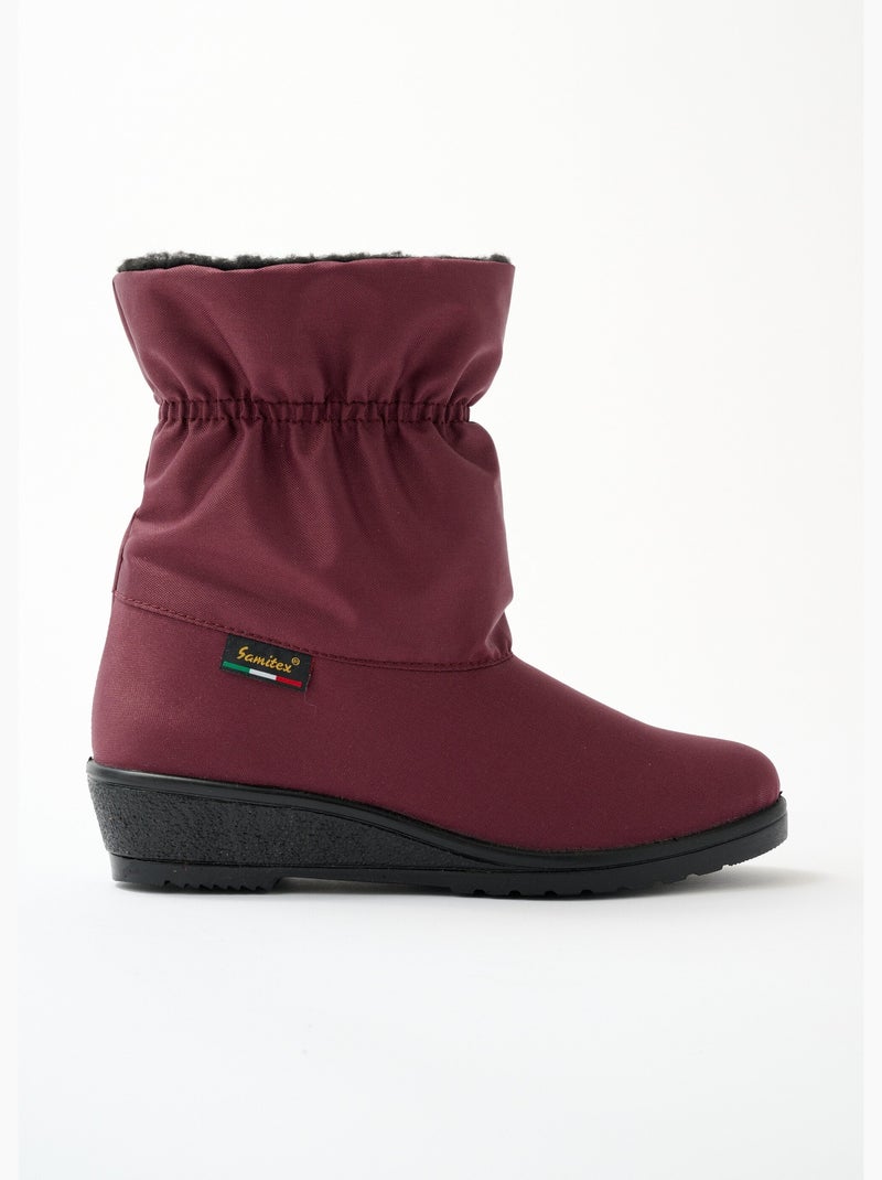 Botas impermeables de ancho ancho - Afibel Burdeos - Kiabi