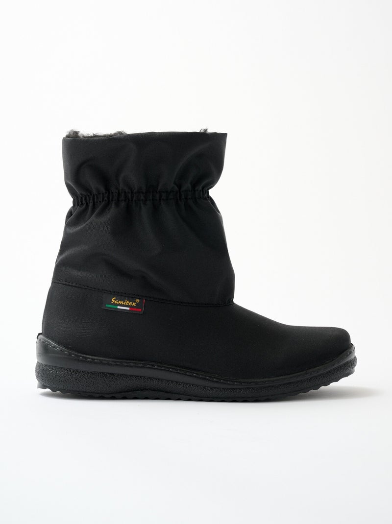 Botas impermeables de ancho ancho - Afibel Negro - Kiabi