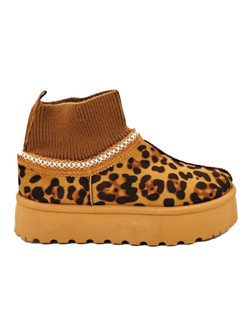 Botas Kebello Negro Marrón - Kiabi