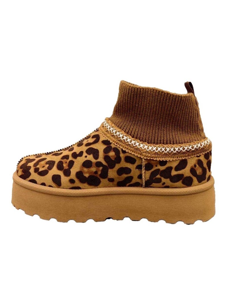 Botas Kebello Negro Marrón - Kiabi
