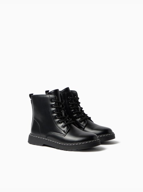 Botas militares, mo fashion - Kiabi