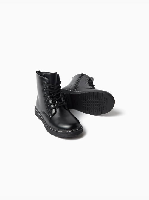 Botas militares, mo fashion - Kiabi