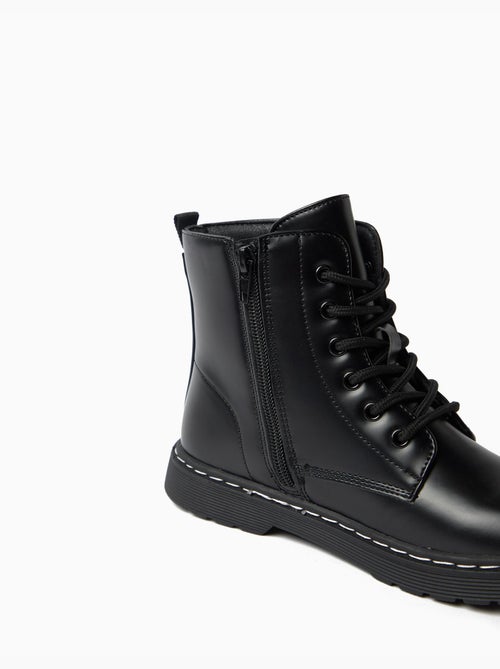 Botas militares, mo fashion - Kiabi