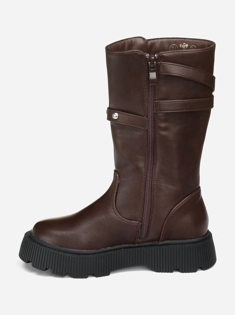 Botas para ponerse - Doremi Marrón - Kiabi