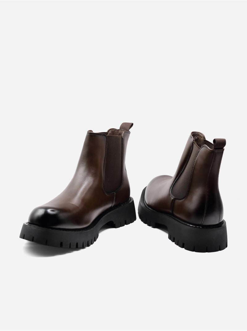 Botas para ponerse - Uomo Marrón - Kiabi