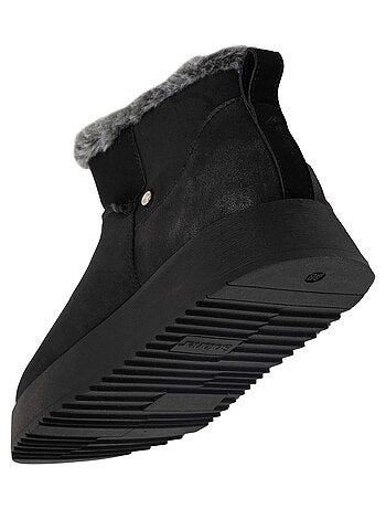 Botas puño bajo con forro, suela con memoria de forma Isotoner