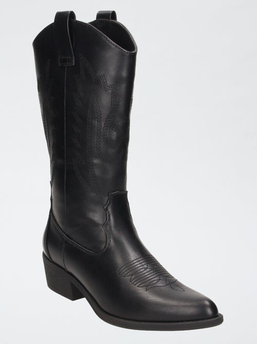 Botas tipo western de polipiel - Kiabi Botas tipo western de polipiel - Kiabi