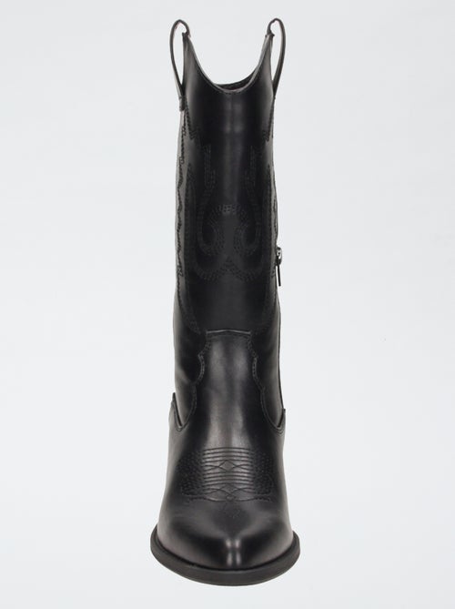 Botas tipo western de polipiel - Kiabi Botas tipo western de polipiel - Kiabi