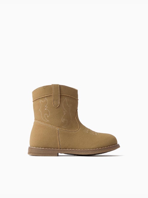 Botas vaqueras bordadas, mo fashion - Kiabi Botas vaqueras bordadas, mo fashion - Kiabi