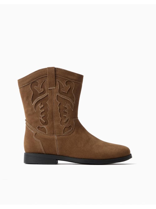 Botas vaqueras bordadas, mo fashion - Kiabi
