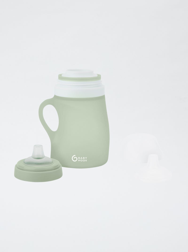 Botella 150 ml de silicona 'Babymoov' Verde - Kiabi