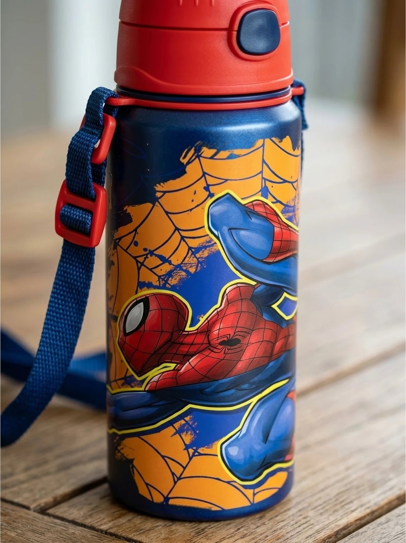 Botella aluminio 600 ml spider-man marvel Rojo - Kiabi