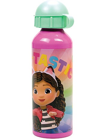 Botella aluminio gabby cilíndrica - 52 cl - rosa
