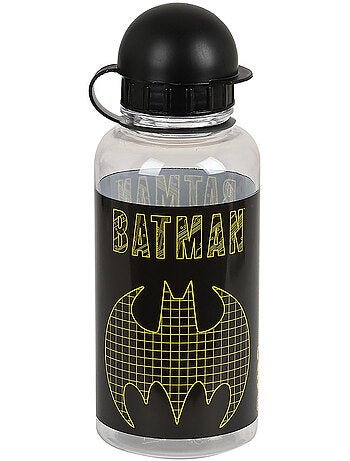 Botella batman comix 500 ml transparente – tapa domo negra batman