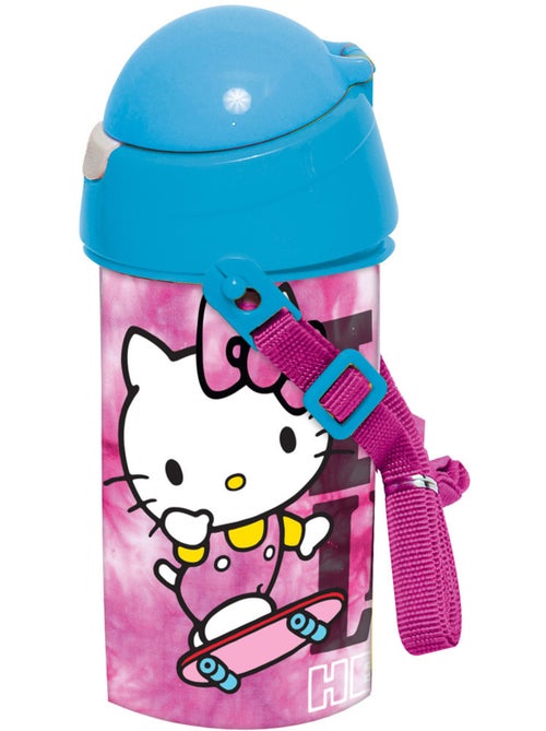 Botella con pajita hello kitty 500 ml – correa extraíble gim - Kiabi Botella con pajita hello kitty 500 ml – correa extraíble gim - Kiabi