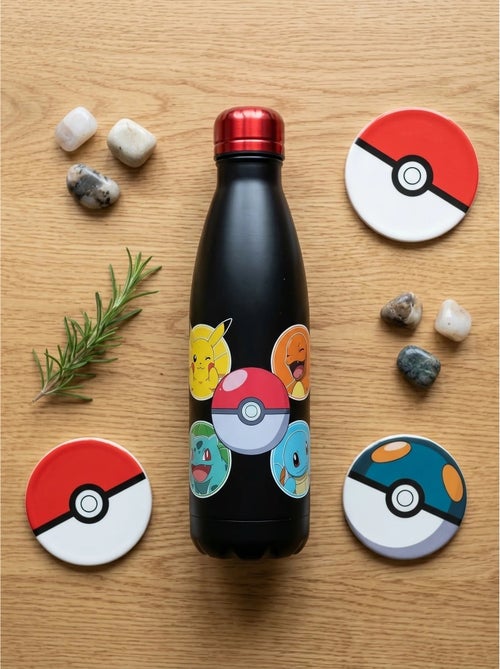Botella de acero inoxidable 500 ml pokémon - Kiabi Botella de acero inoxidable 500 ml pokémon - Kiabi