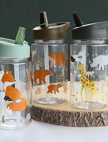 Botella de agua ergonómica para niños 450 ml - A Little Lovely Company