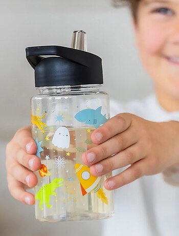 Botella de agua ergonómica para niños 450 ml - A Little Lovely Company
