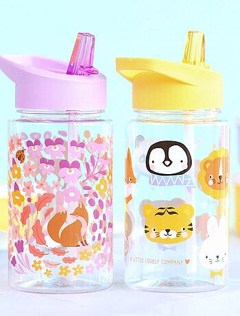 Botella de agua ergonómica para niños 450 ml | a little lovely company