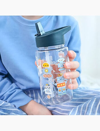 Botella de agua ergonómica para niños 450 ml | a little lovely company