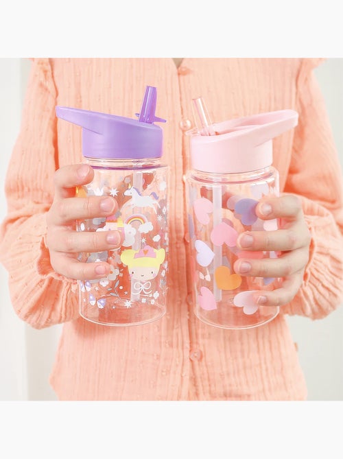Botella de agua ergonómica para niños 450 ml | a little lovely company - Kiabi Botella de agua ergonómica para niños 450 ml | a little lovely company - Kiabi