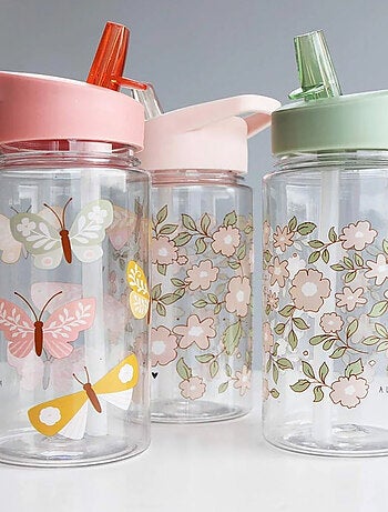 Botella de agua ergonómica para niños 450 ml | A Little Lovely Company