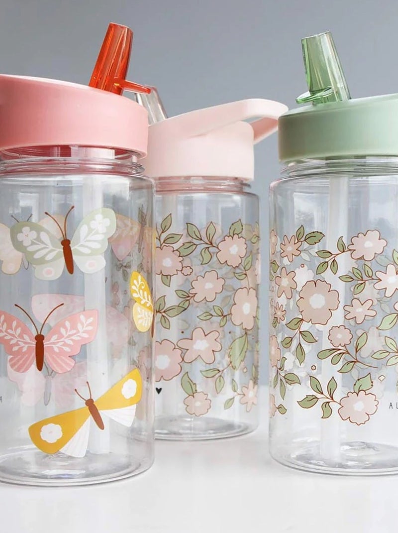 Botella de agua ergonómica para niños 450 ml | A Little Lovely Company Rosa - Kiabi