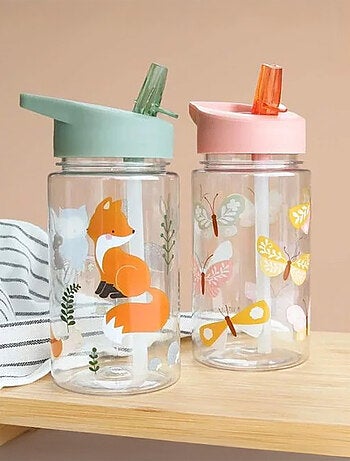 Botella de agua ergonómica para niños 450 ml | A Little Lovely Company