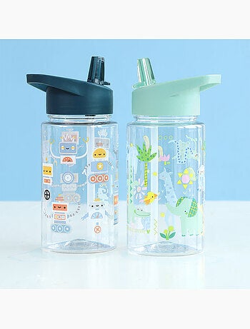 Botella de agua ergonómica para niños 450 ml | a little lovely company