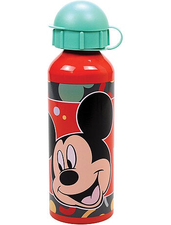 Botella de aluminio mickey mouse con pajita 52 cl