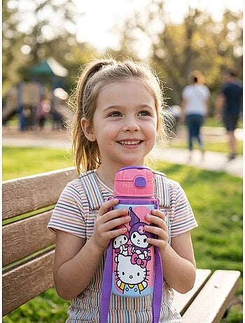 Botella en aluminio 600 ml hello kitty sanrio
